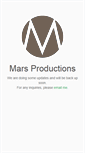 Mobile Screenshot of marsproductions.com